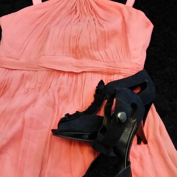 J Crew Sinclair Dress Silk Chiffon Dress -… - Picture 4 of 7